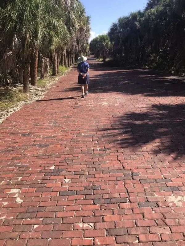 At Egmont Key State Park, the red brick roads date back to the Spanish American War, when Fort Dade was built on the remote island in the mouth of Tampa Bay. (Photo: David Blasco)