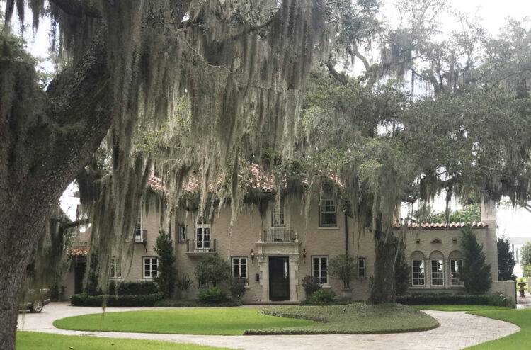 #10 on the tour of historic homes of Riverside Avondale Park: 3644 Richmond Street. This is an excellent Mediterranean Revival mansions, built for businessman Robert V. Covington in 1925. Information courtesy: Jacksonville's Architectural Heritage-Landmarks for the Future.