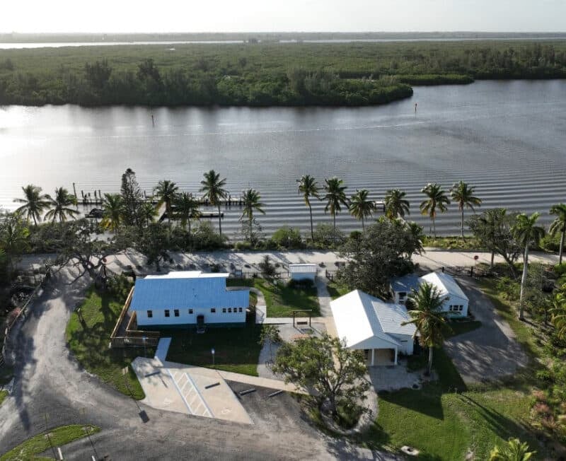 Historic Jungle Trail is an unpaved road to explore original Florida 4 The Jones family home on the Jungle Trail is being restored and will open this year with exhibits about the family, which lived here for three generations. To the right of the building on the road is a replica of the fruit stand that was a landmark for decades. This photo is courtesy of R+C Architecture, which is working on the development of the site.