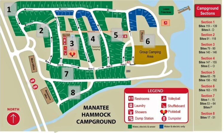 Manatee Hammock: Waterfront camping near Kennedy Space Center 4 manatee hammock ManateeHammockMap Manatee Hammock: Waterfront camping near Kennedy Space Center