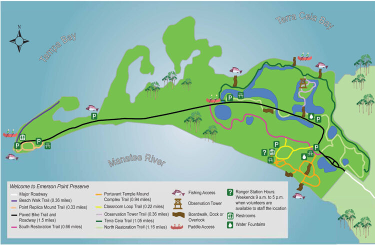 Emerson Point Preserve Trail Map