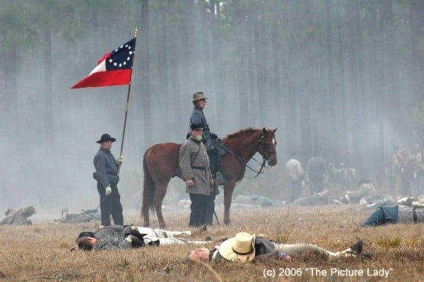  The Florida Civil War reenactment at Olustee Battlefield Historic State Park attracts as many as 2,000 reenactors from around the country.