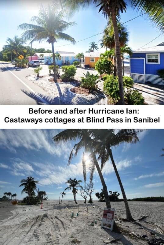 sanibel island damage Sanibel before and after After damage from 3 hurricanes, Sanibel/Captiva near normal as Mucky Duck reopens
