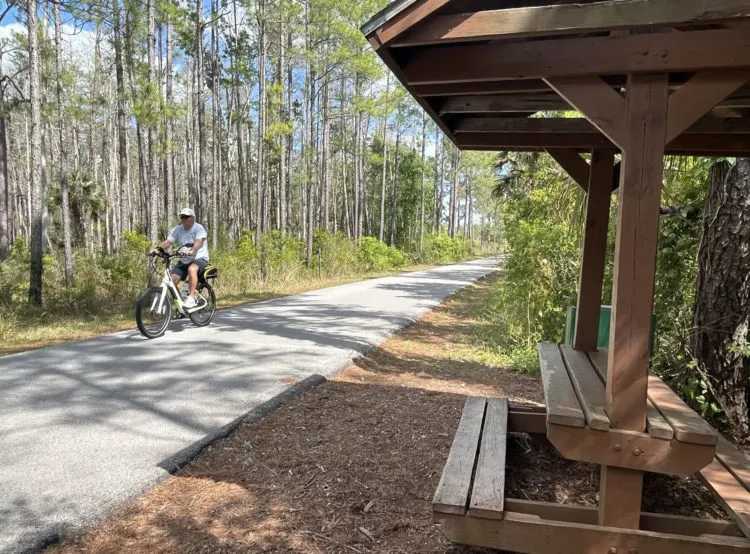Starkey Wilderness Park paved bike trail