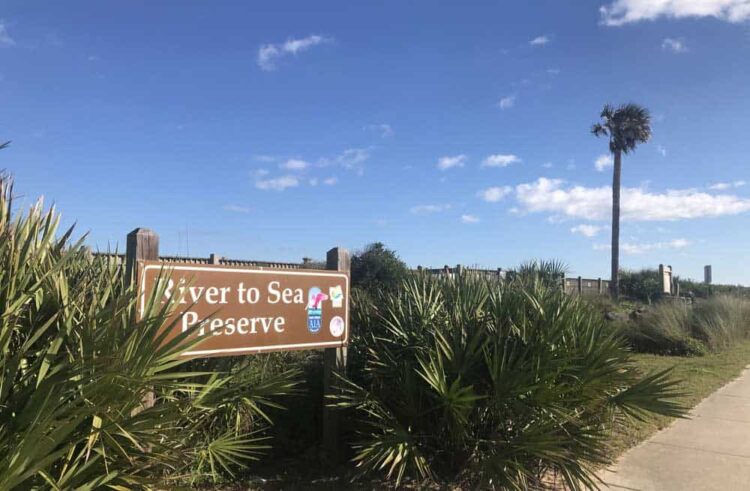 Florida A1A: The River to Sea Preserve is next to Marineland. (Photo: Bonnie Gross)