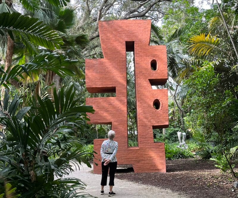 Garden in West Palm Beach is a hidden treasure 4 Gateway 5 by Ann Norton is built of handmade North Carolina bricks. (Photo: David Blasco)