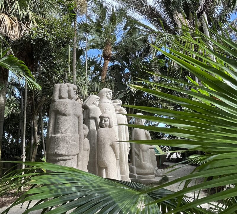 Garden in West Palm Beach is a hidden treasure 1 Ann Norton Sculpture Gardens ann norton seven beings Garden in West Palm Beach is a hidden treasure