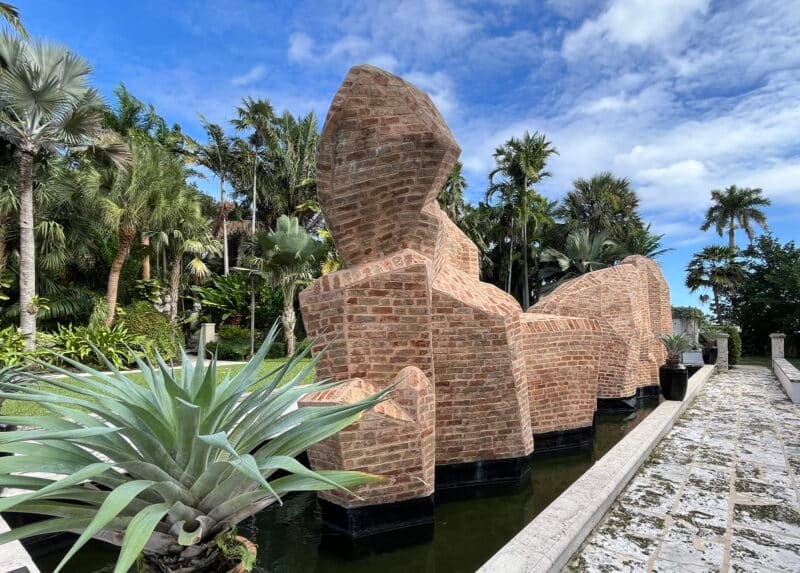 Garden in West Palm Beach is a hidden treasure 3 The untitled sculpture constructed of Mexican brick was completed by Ann Norton in 1979. (Photo: Bonnie Gross)