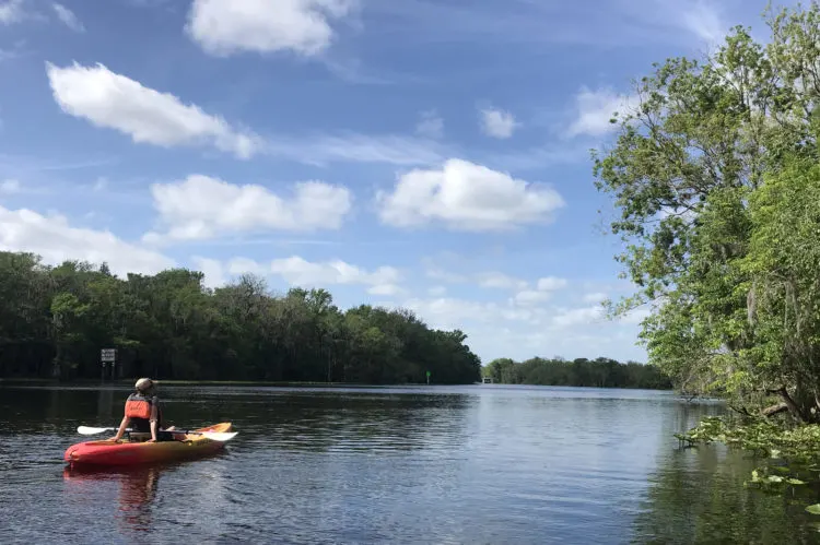 At Blue Spring State Park, you launch your kayak into the wide St. John's River, where you can explore waterways around islands and connecting canals. (Photo: Bonnie Gross)