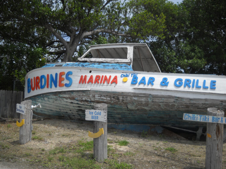 An out-of-the-way tiki bar: The Chiki Tiki at Burdines Waterfront in Marathon. (Photo: David Blasco)