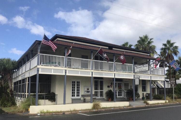 When you visit Cedar Key, be sure to stop by the Cedar Key Island Hotel. (Photo: Bonnie Gross)