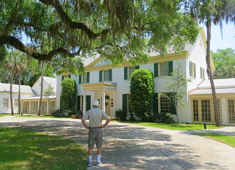 Among things to do in Amelia Island is visiting one of the eight state parks in the region. This is the 1928 Ribault Club, now a museum and special-event site. It was a resort for rich Northerners.