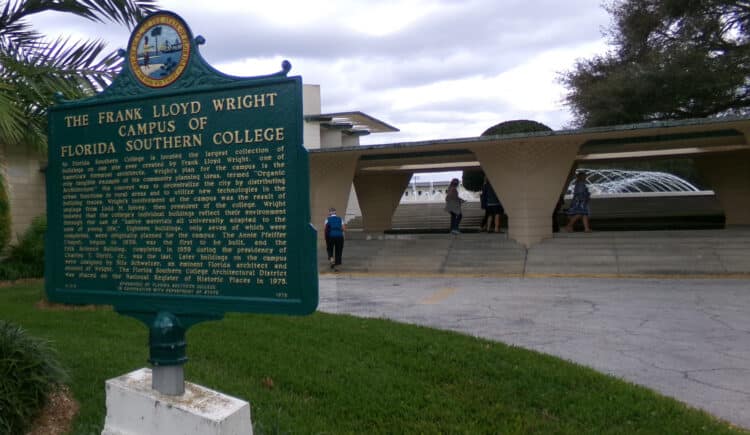 Frank Lloyd Wright at Florida Southern College: 13 unique buildings