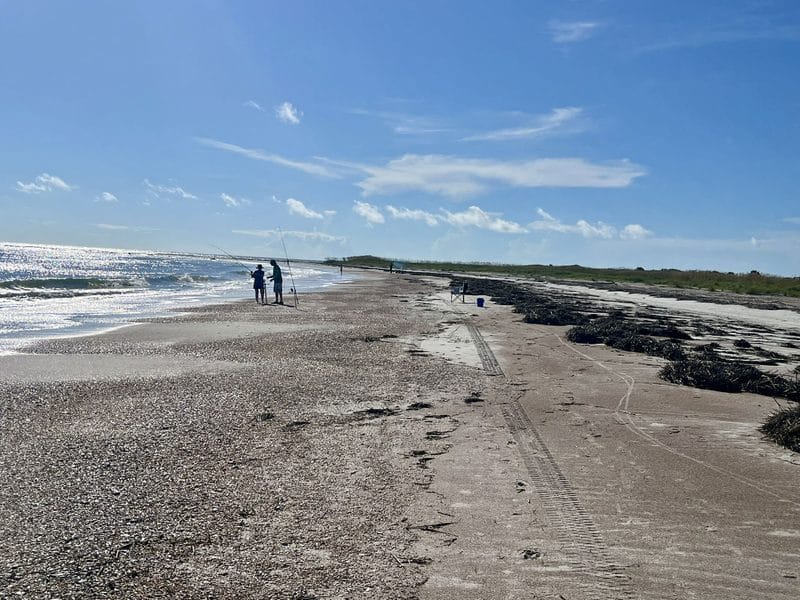 Fort Clinch: Worth a drive to explore Amelia Island park with all sorts of fun 7 Surf fishing is popular at the beaches of Fort Clinch State Park. (Photo: Bonnie Gross)