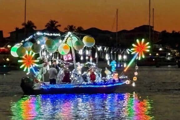 fort myers beach boat parade