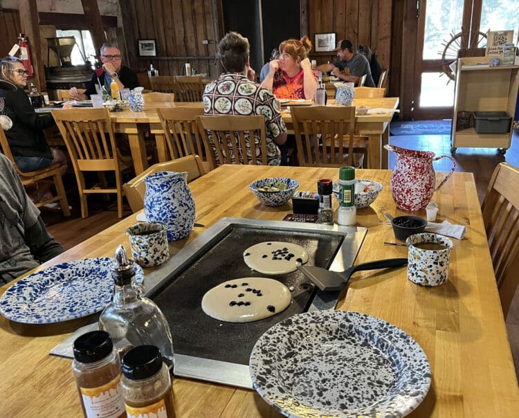 Unsung heritage corridor: Springs, history, scenic byway in Central Florida 10 De Leon Springs State Park is best known for the Old Sugar Mill Restaurant, which has been serving make-them-yourselves pancakes for six decades. (Photo: Bonnie Gross)