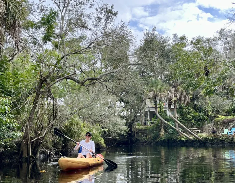 The Imperial River in Old Bonita Springs takes through an Old Florida landscape of thick vegetation and older homes. (Photo: Bonnie Gross)