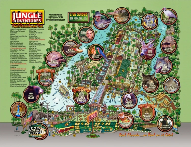 Map courtesy Jungle Adventures.