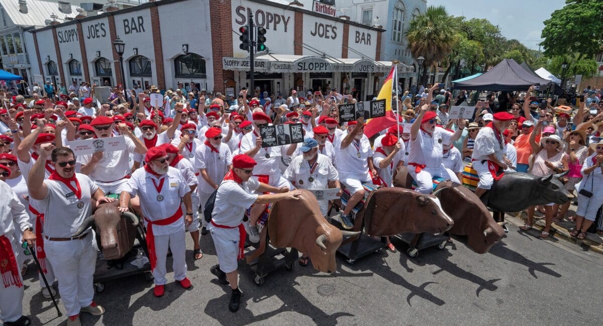 key west hemingway days running of the bulls