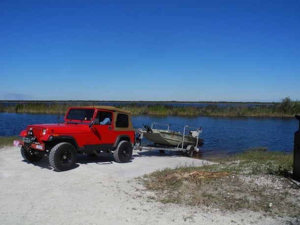 Boat launch at the Loxahatchee National Wildlife Refuge