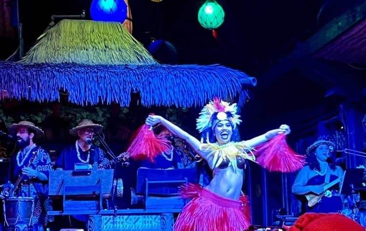 Our favorite way to visit the historic Mai-Kai restaurant: Come for happy hour; see the gardens 22 Dancer at the show at the the Mai-Kai Restaurant in Fort Lauderdale. (Photo: Bonnie Gross)