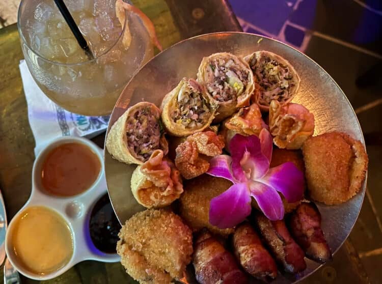 Our favorite way to visit the historic Mai-Kai restaurant: Come for happy hour; see the gardens 17 The pu pu platter is a classic appetizer at the Mai-Kai Restaurant in Fort Lauderdale. (Photo: Bonnie Gross)