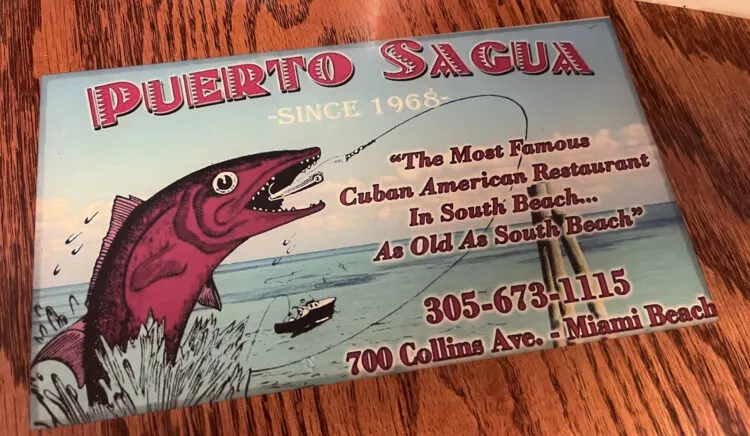 Lunch in the Miami Beach Art Deco District: Puerto Sagua is Old School Cuban, serving since 1968. (Photo: Bonnie Gross)