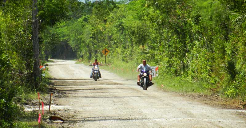 Motorcyclists on Loop Road