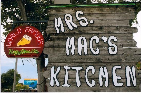Florida Keys restaurants: mrs. mac's kitchen road food florida keys