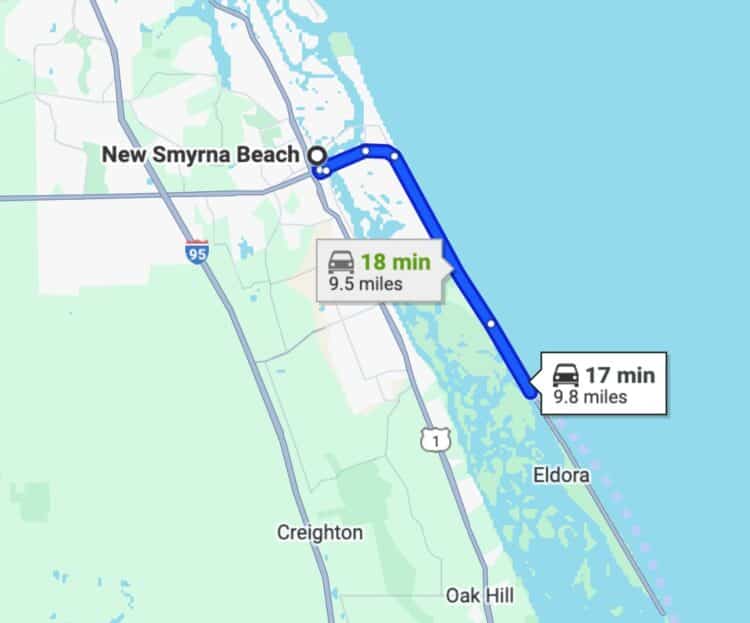 Unspoiled Canaveral beaches offer solace, beauty, refuge 4 Canaveral National Seashore nsb canav map temp Unspoiled Canaveral beaches offer solace, beauty, refuge