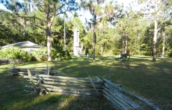 Without a Civil War re-enactment, the Olustee Battlefield State Historic Park is a lovely, quiet place.
