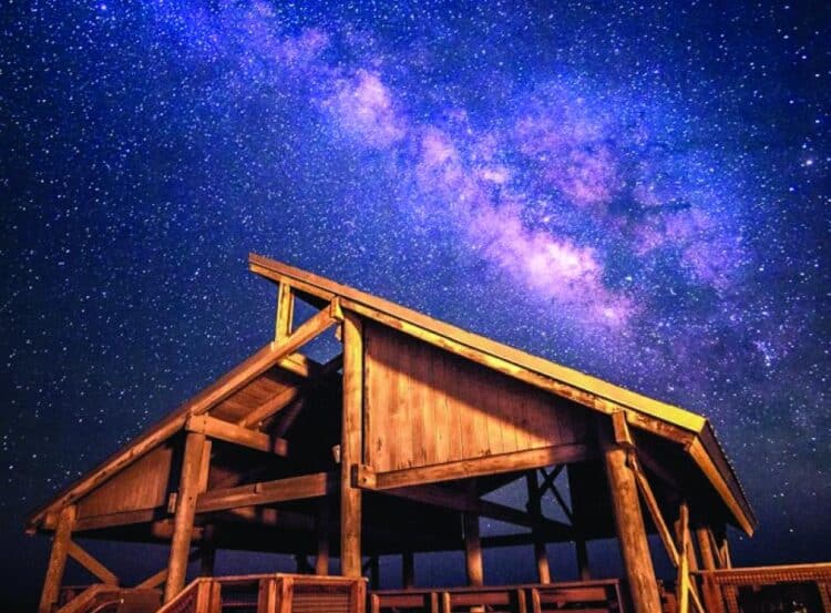 These campgrounds are ideal for stargazing 4 dark skies pavilion night sky st george island These campgrounds are ideal for stargazing