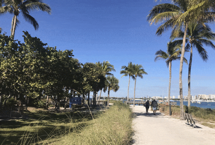 Peanut Island is ringed by a mile-long walkway with scenic views in every direction. (Photo: Bonnie Gross)