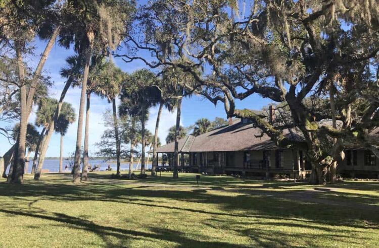 Princess Place Preserve: The historic lodge is surrounded by majestic oaks and overlooks beautiful Pellicer Creek. (Photo: Bonnie Gross)