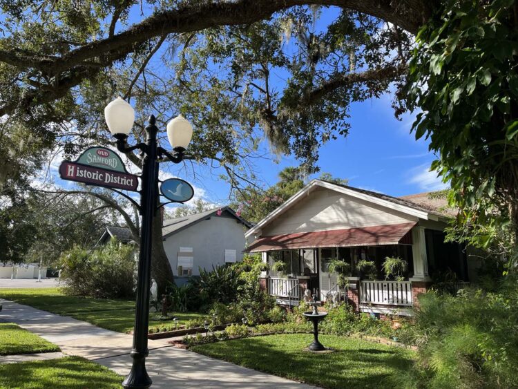 Things to do in Sanford Florida: We loved strolling the residential historic distict. (Photo: Bonnie Gross)