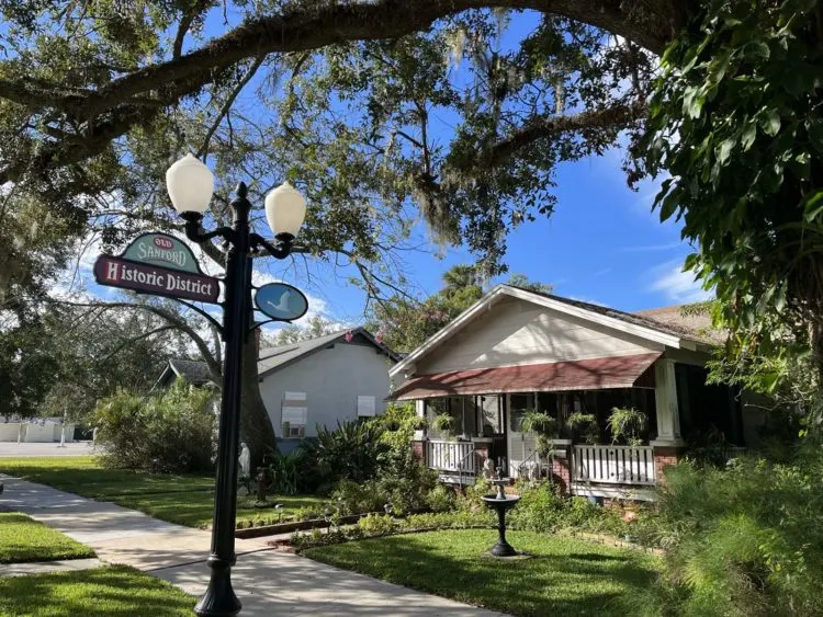 Things to do in Sanford Florida: We loved strolling the residential historic distict. (Photo: Bonnie Gross)