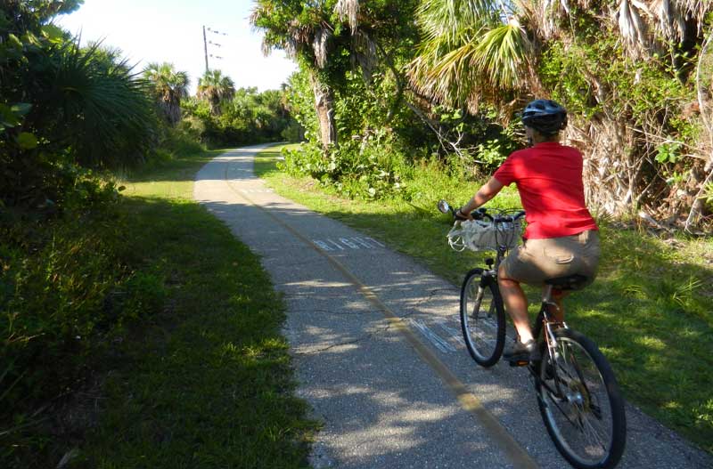 Sanibel bike trails are wide, smooth and well-marked.