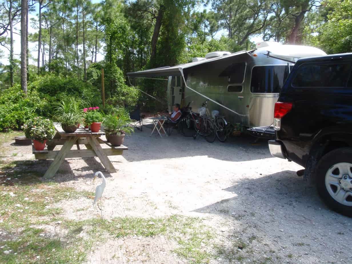 Campsite at St. George Island State Park
