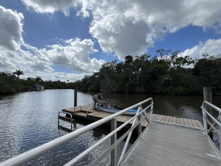 St. Lucie River South Fork deserves discovery, especially by South Florida paddlers 3 The kayak launch at Hosford Park on the south branch of St. Lucie River. (Photo: Bonnie Gross)