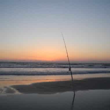 surf fishing florida at dawn