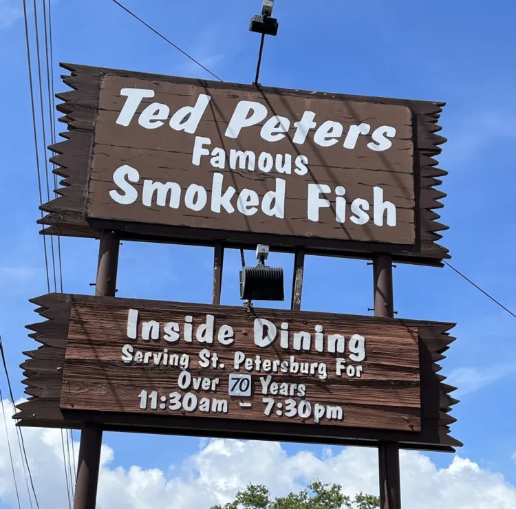 Things to do in St. Petersburg: Ted Peters Smoked Fish is a must stop on the way to or from St. Pete Beach. (Photo: Bonnie Gross)
