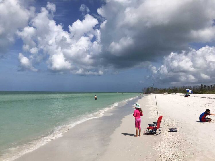 Florida’s dramatic sky at Tigertail Beach in Marco Island. (Photo: Bonnie Gross)